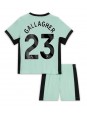 Chelsea Conor Gallagher #23 Alternativní dres pro děti 2023-24 Krátký Rukáv (+ trenýrky)